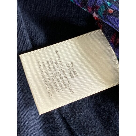 Van Heusen Womens Short Sleeve Multicolor Floral Print Top Size XLarge - Picture 4 of 11